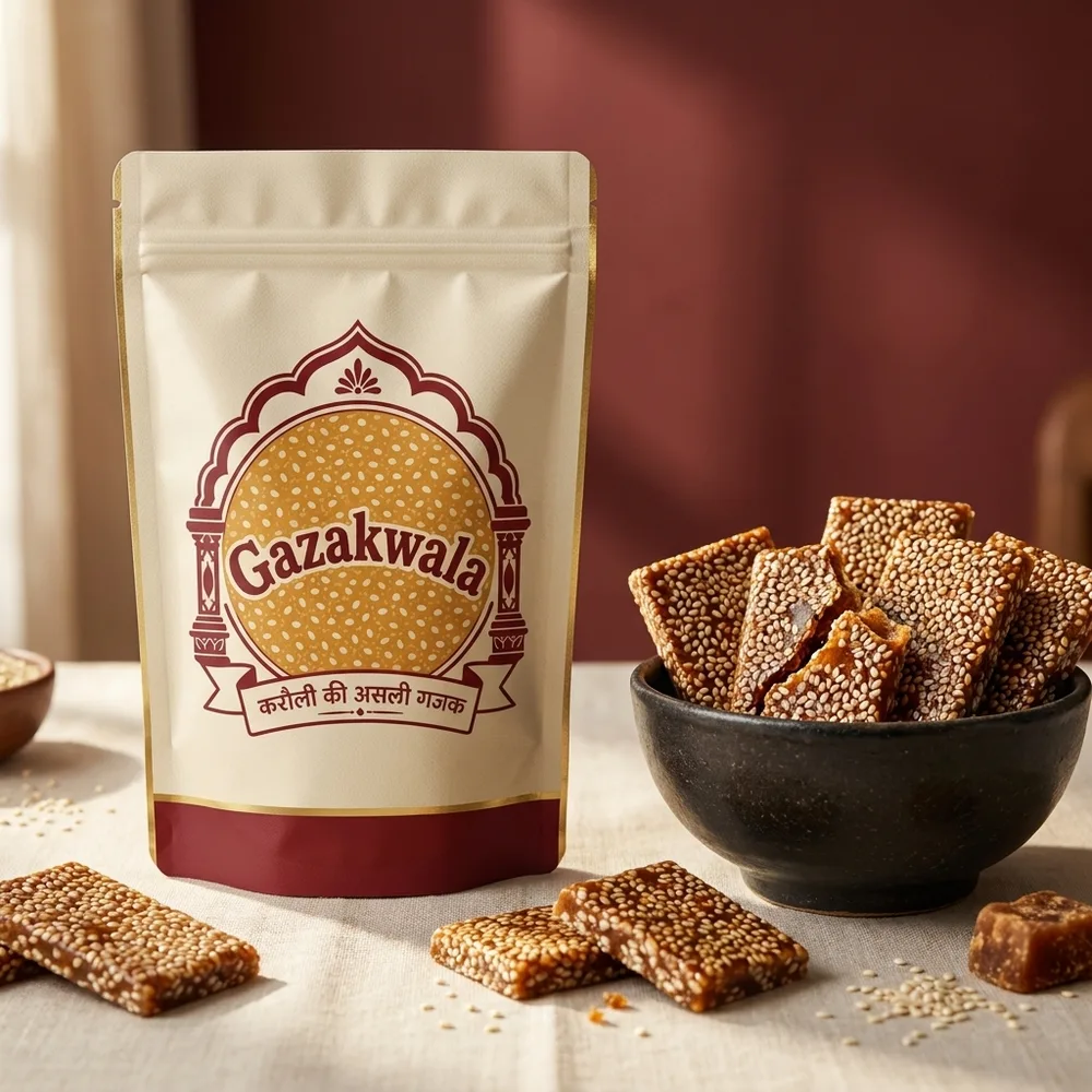 Til Chikki — तिल चिक्की — jaggery chikki from Karauli, Rajasthan