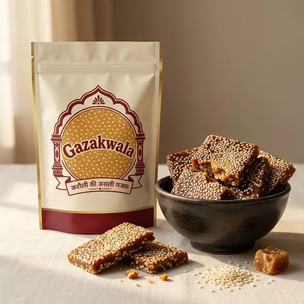 Til Gud Gazak — तिल गुड़ गजक — traditional gazak from Karauli